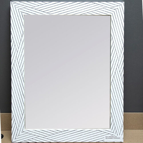 Blue Line Mirror 24x30
