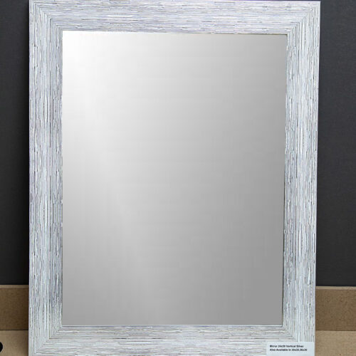 Vertical Silver 24x30 Mirror