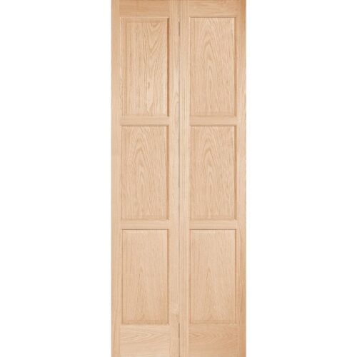 Wood 8 Panel Transitional Ovolo Bifold