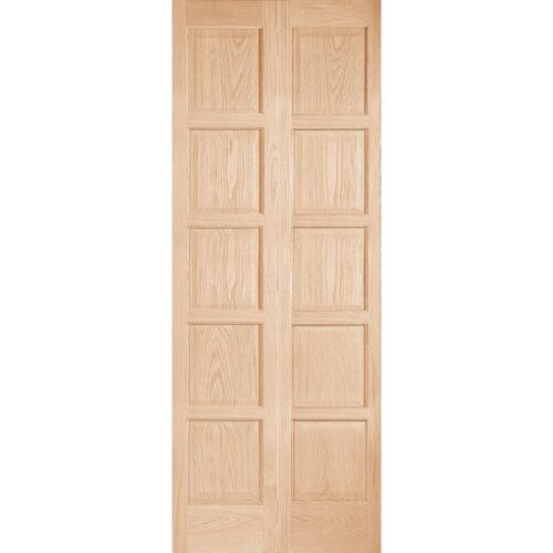 Wood 1 Panel Transitional Ovolo Bifold