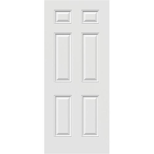 Smooth Fiberglass Doors 6 Panel