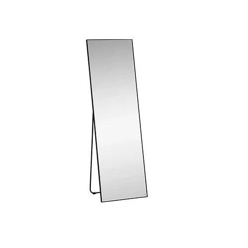 71x32 Gold Floorstand Metal Mirror 2