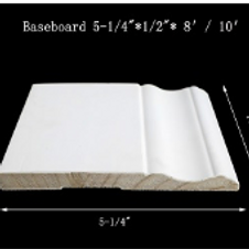 Baseboard 5‘’x10feet - Crown Floors and Decor