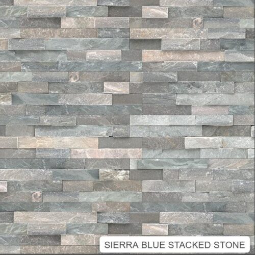 Sierra blue stacked stone