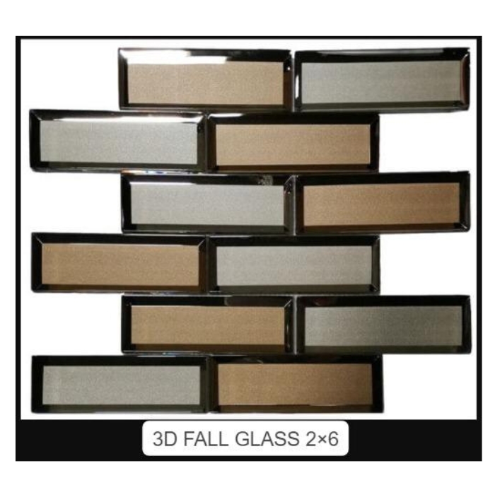 3D FALL GLASS 2X6